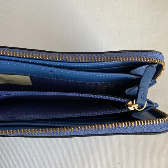 Kate Spade blue full size wallet - NWOT - Picture 8 of 8